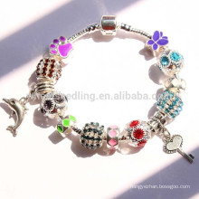 wholesale alibaba new design glass crystal bracelet charms